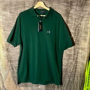Polo by Ralph Lauren Men's Dark Green Polo Shirt